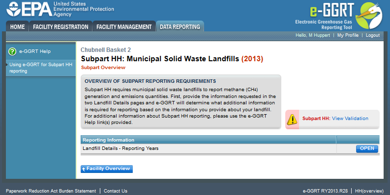 Subpart HH: Overview